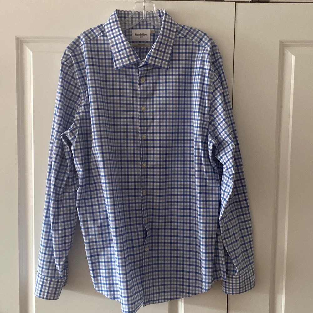 Goodfellow & Co mens long sleeve
button down shirt| XXL Slim Fit